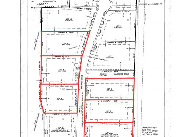 Property at Lot 1 Emerald Dr, Hazleton, IA 50641