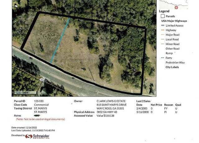 Property at 3852 Ga. Hway 40 Hwy, St Marys, GA 31558