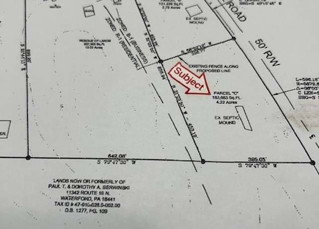 Property at 11226 Peach Street (rt 19) Rte, Waterford, PA 16441