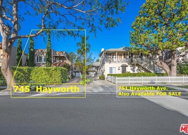 Property at 745 -747 1/4 N Hayworth Ave, Los Angeles, CA 90046, 5 beds, 4.5 baths
