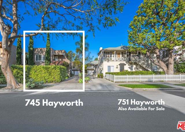 Property at 745 -747 1/4 N Hayworth Ave, Los Angeles, CA 90046, 5 beds, 4.5 baths