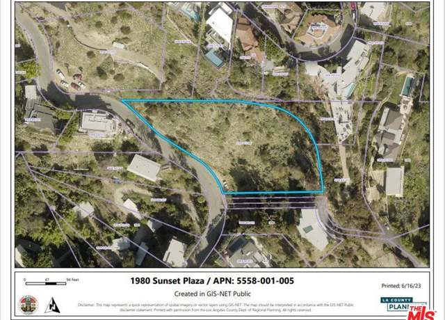 Property at 1980 Sunset Plz, Los Angeles, CA 90069