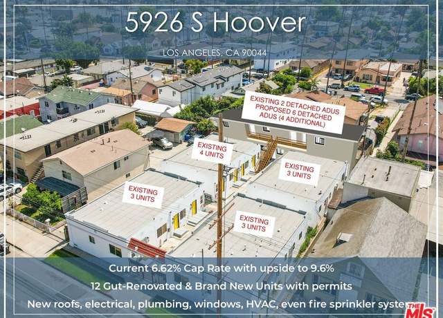 Property at 5926 S Hoover St, Los Angeles, CA 90044, 10 beds, 15 baths
