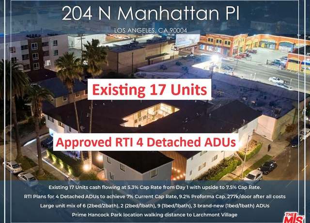 Property at 204 N Manhattan Pl, Los Angeles, CA 90004, 25 beds, 23 baths