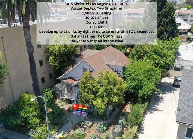 Property at 3015 Shrine Pl, Los Angeles, CA 90007, 3 beds, 3 baths