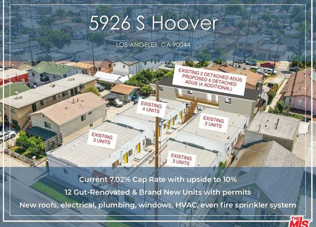 Property at 5926 S Hoover St, Los Angeles, CA 90044, 10 beds, 15 baths