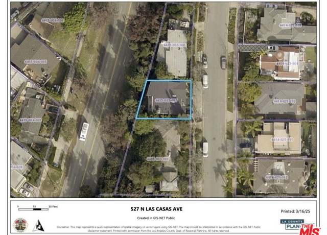 Property at 527 N Las Casas Ave, Pacific Palisades, CA 90272