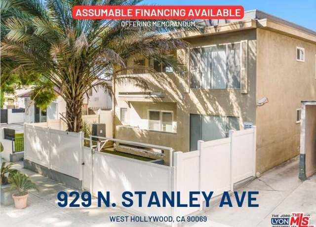 Property at 929 N Stanley Ave, West Hollywood, CA 90046, 12 beds, 8 baths