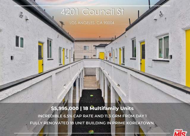 Property at 4201 N Council St, Los Angeles, CA 90004, 18 beds, 18 baths