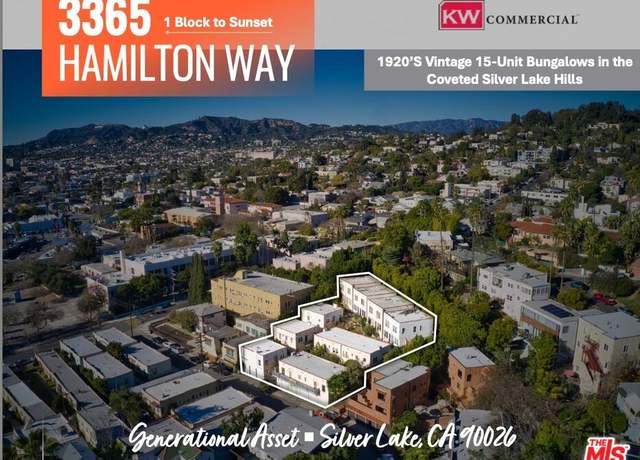 Property at 3365 Hamilton Way, Los Angeles, CA 90026, 15 beds, 15 baths