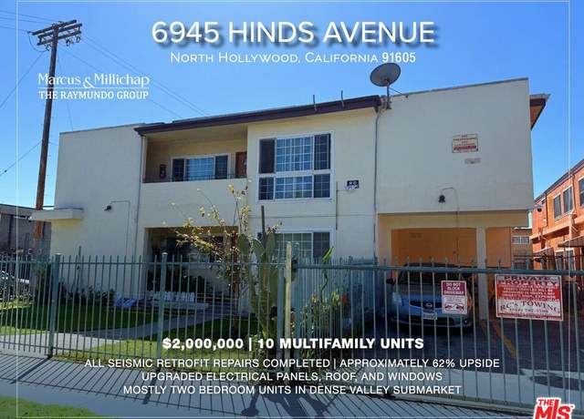 Property at 6945 Hinds Ave, North Hollywood, CA 91605, 20 beds, 11 baths