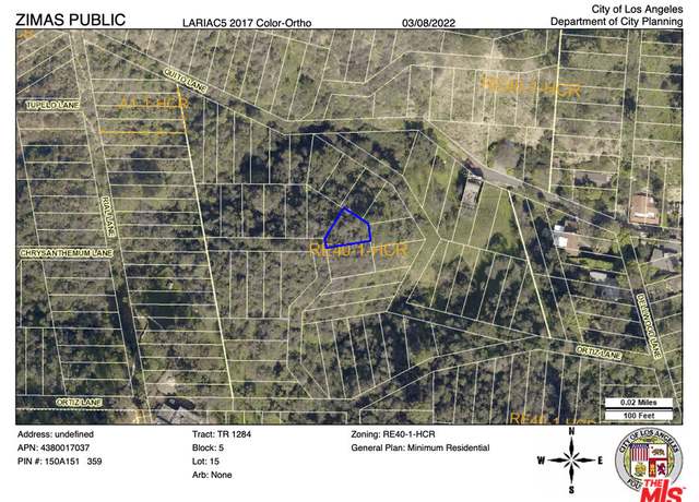 Property at 0 B/w Ortiz Ln And Quito Ln, Los Angeles, CA 90077