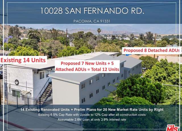 Property at 10028 San Fernando Rd, Pacoima, CA 91331, 14 beds, 14 baths