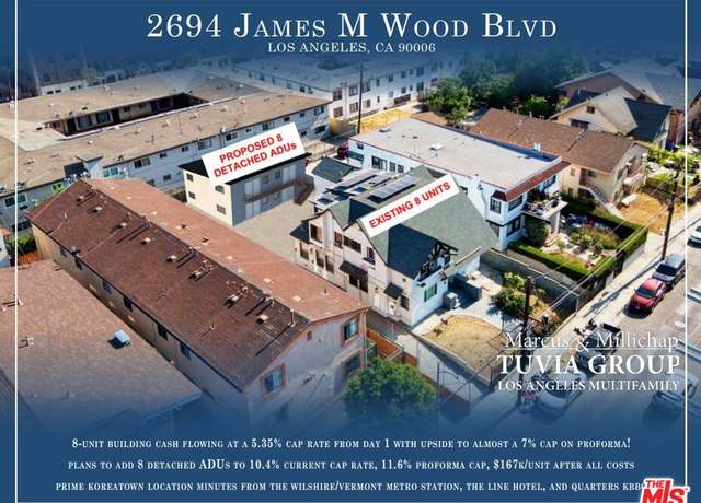 Property at 2694 James M Wood Blvd, Los Angeles, CA 90006, 3 beds, 8 baths
