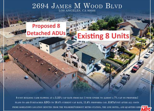 Property at 2694 James M Wood Blvd, Los Angeles, CA 90006, 3 beds, 8 baths