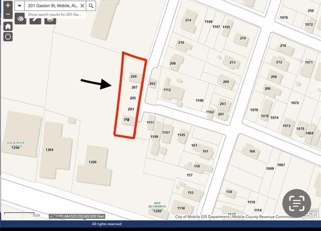 Property at 201 Gaston St, Mobile, AL 36603