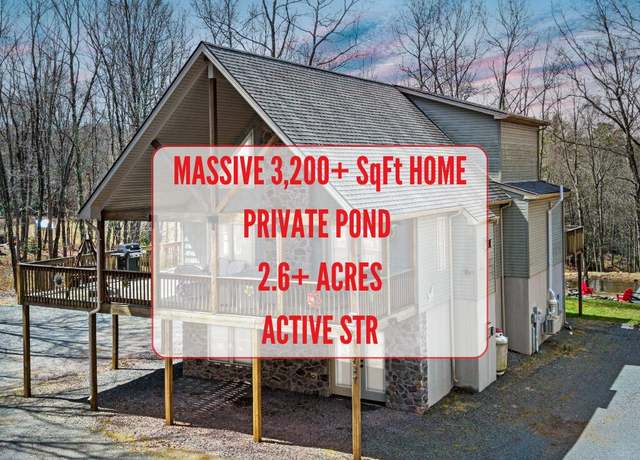 Property at 827 Old Stage Rd, Albrightsville, PA 18210, 3 beds, 3 baths