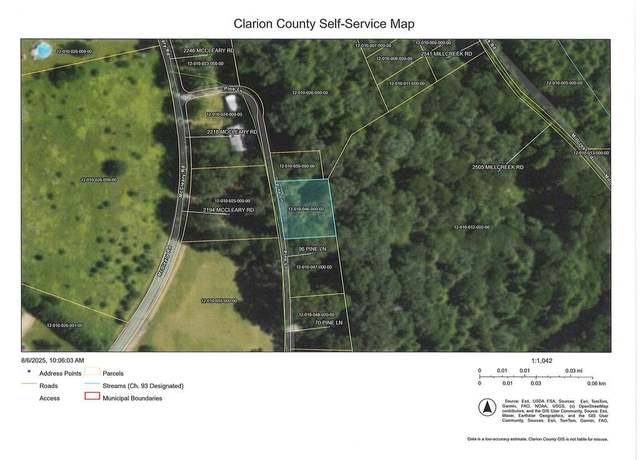 Property at 0 Pine Ln, Clarion, PA 16214