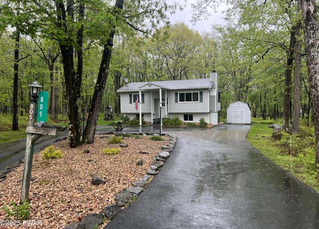 Property at 805 Jefferson Ct, Lords Valley, PA 18428, 4 beds, 2 baths