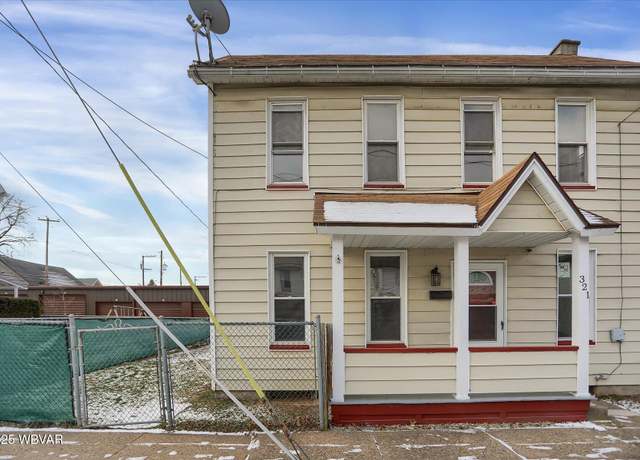 Property at 321 Chestnut St, Williamsport, PA 17701, 3 beds, 1 bath
