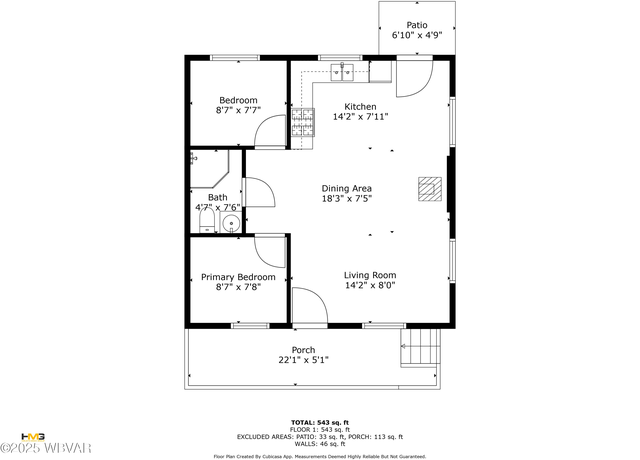 Property at 110 Worlds End Rd, Muncy Valley, PA 17758, 2 beds, 1 bath
