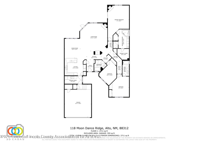 Property at 118 Moon Dance Rdg, Alto, NM 88312, 3 beds, 3 baths