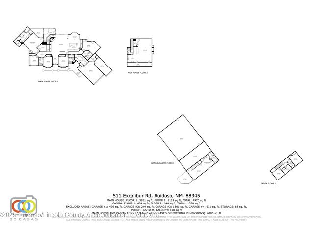 Property at 511 Excalibur Rd, Ruidoso, NM 88345, 7 beds, 7.5 baths