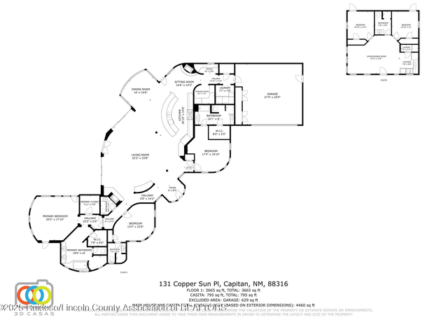Property at 131 Copper Sun Pl, Alto, NM 88312, 5 beds, 4.5 baths