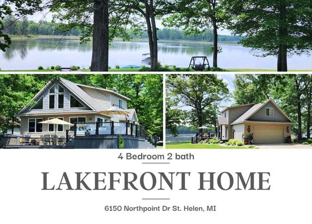 Property at 6150 Northpoint Dr, St. Helen, MI 48656, 4 beds, 2 baths