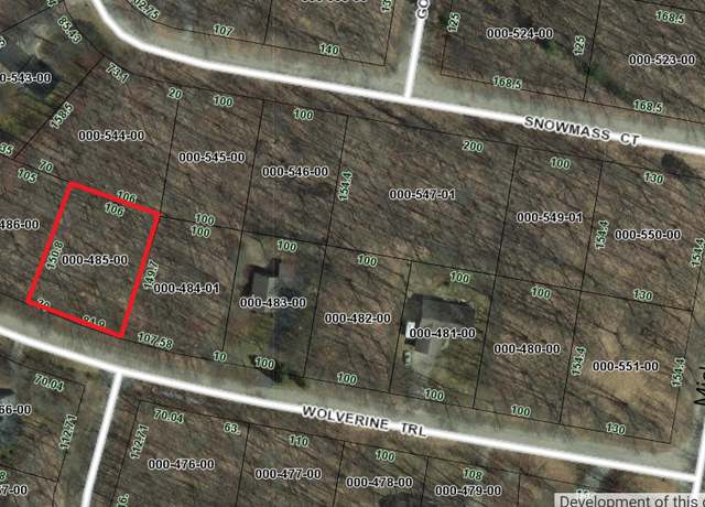 Property at 6545 Wolverine Trl Lot 485, Gaylord, MI 49735