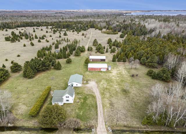 Property at 14325 Paradise Lake Rd, Levering, MI 49755, 4 beds, 1 bath