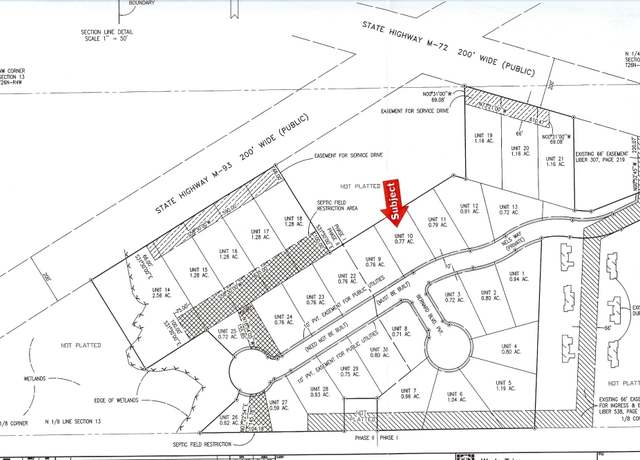 Property at V/L Lot 10 Norseman, Grayling, MI 49738