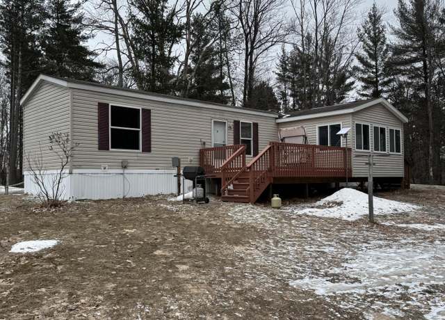 Property at 6003 Portage Creek Rd, Grayling, MI 49738, 3 beds, 1 bath