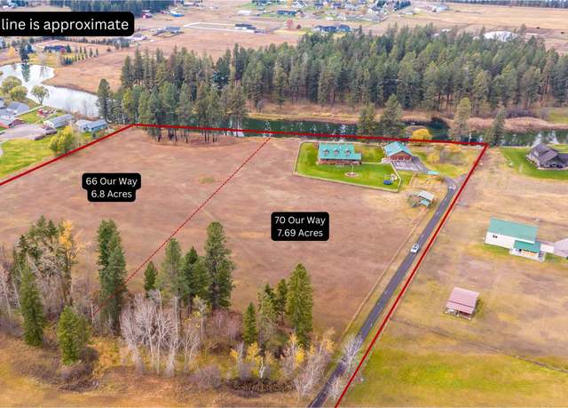 Property at 70 & 66 Our Way, Kalispell, MT 59901, 4 beds, 3.5 baths