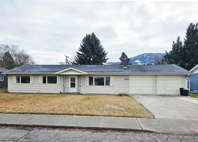 Property at 815 Dixon Ave, Missoula, MT 59801, 3 beds, 2.5 baths