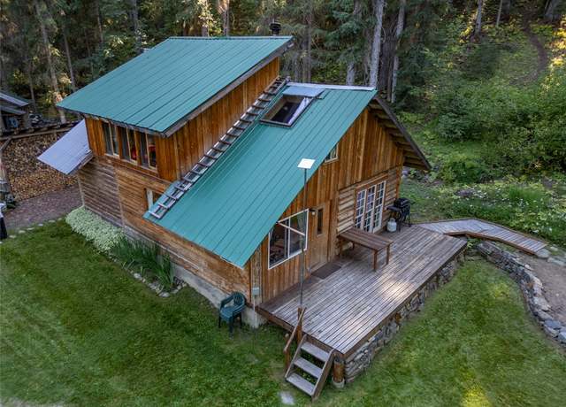 Property at 1341 River View Dr, Yaak, MT 59935, 2 beds, 1 bath