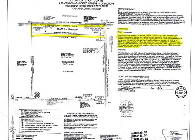 Property at 000 1st Rd S, Fort Shaw, MT 59443