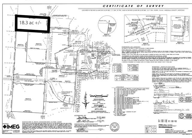 Property at Tr A George Elmer, Missoula, MT 59808