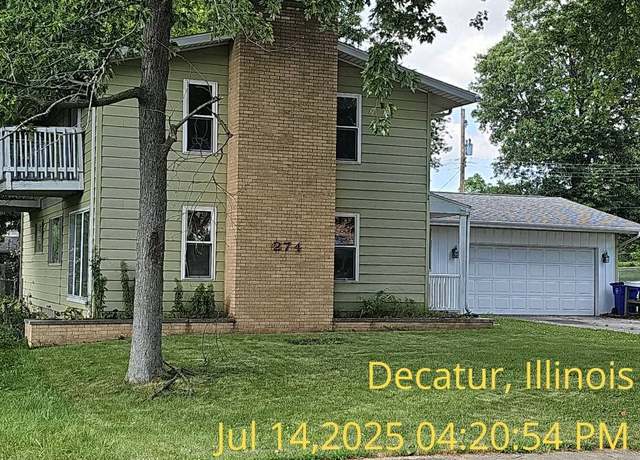 Property at 274 E Christine Dr, Decatur, IL 62526, 4 beds, 1.5 baths