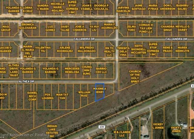 Property at Althea Dr, Indian Lake Estates, FL 33855