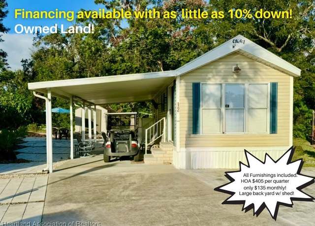 Property at 12 Shoreline Ct, Lake Placid, FL 33852, 1 bed, 1 bath