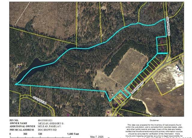 Property at Doc Brown Rd, Raeford, NC 28376