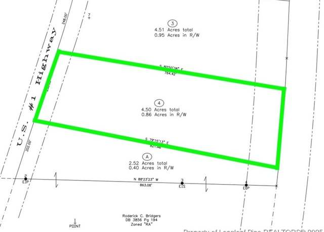 Property at Lot 4 Us 1 Hwy, Vass, NC 28394