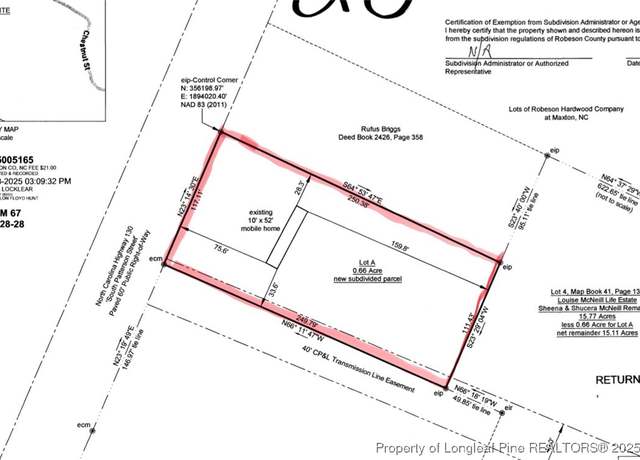 Property at 809 S Patterson St, Maxton, NC 28364