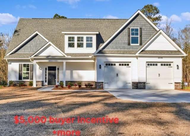 Property at 4106 Fulford Mcmillian (lot#1) Rd, Raeford, NC 28376, 4 beds, 2.5 baths