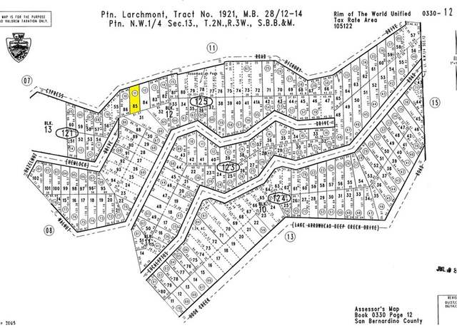 Property at 0 Cypress - 0330125110000, Cedar Glen, CA 92321