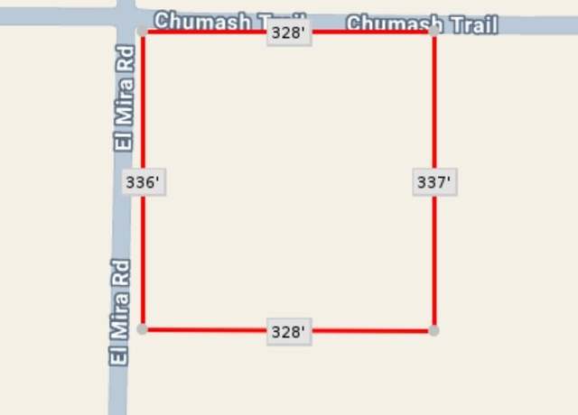 Property at 92 Corner of Elmira Road and Chumash Trl, California Valley, CA 93453