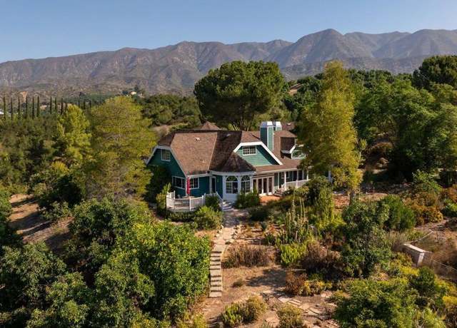 Property at 1881 Meiners Rd, Ojai, CA 93023, 5 beds, 3 baths