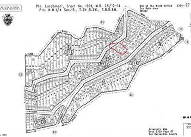 Property at 0 Acacia, Cedar Glen, CA 92321
