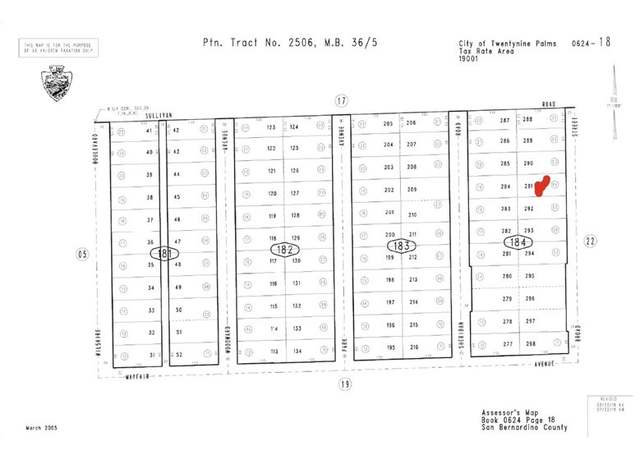Property at 0 Park Ave, 29 Palms, CA 92277
